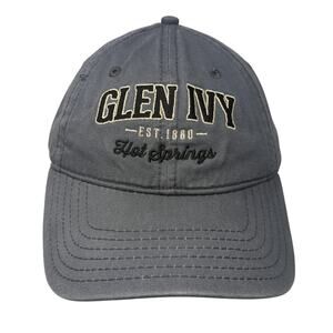 Glen Ivy Est. 1860 Hot Springs Baseball Cap Gray One Size Adjustable Camp David